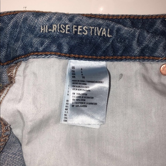 Hi-Rise Festival jean shorts - Picture 4 of 4